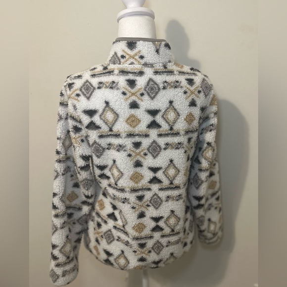 Canada Weather Gear Quarter Aztec Zip Size Small - Picture 3 of 6
